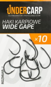 Undercarp Teflonowe Haki Karpiowe Wide Gape 2