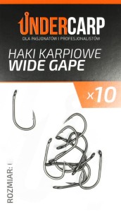 Undercarp Teflonowe Haki Karpiowe Wide Gape 6
