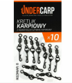 Undercarp Krętlik karpiowy z  kółkiem agrafką do szybkiej wymiany 