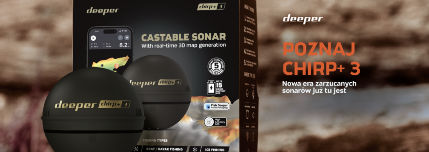 Deeper Echosonda Smart Sonar Chirp+ 3